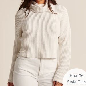 ☁️NWT | Abercrombie & Fitch Ribbed Turtleneck Sweater☁️